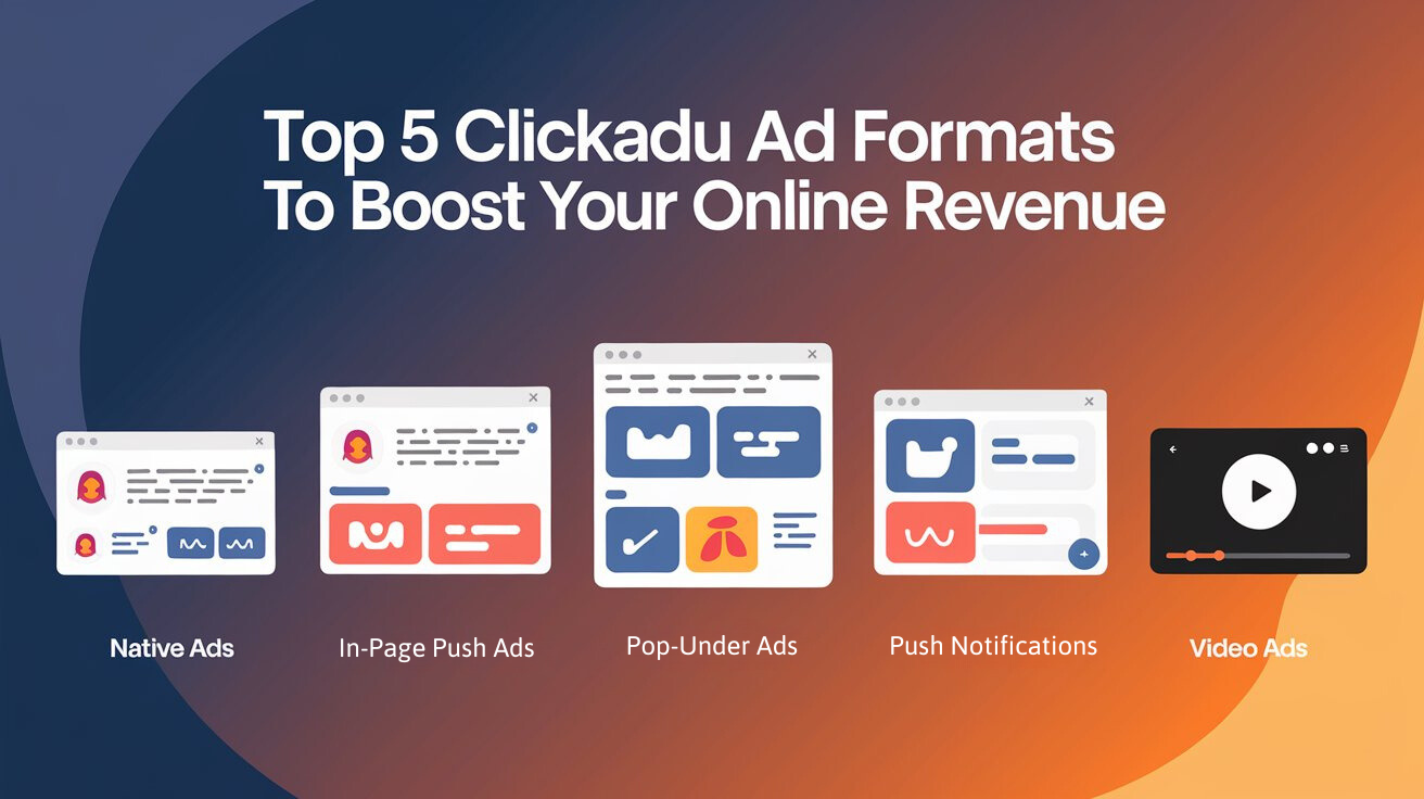 Top 5 Clickadu Ad Formats to Boost Your Online Revenue